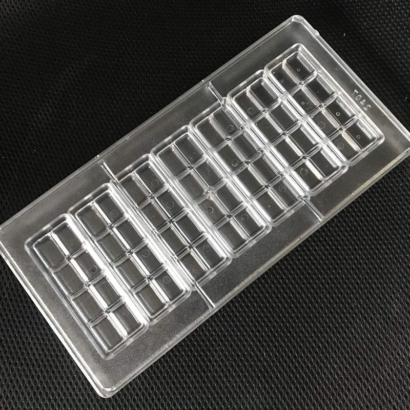 Goldbaking 2-Line Polycarbonate Bar Chocolate Mold DIY Chocolate Tools - Image 3